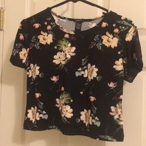 Floral crop top